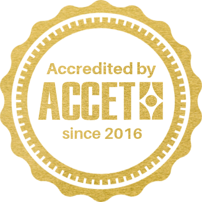 Accet Accredited Since 2016